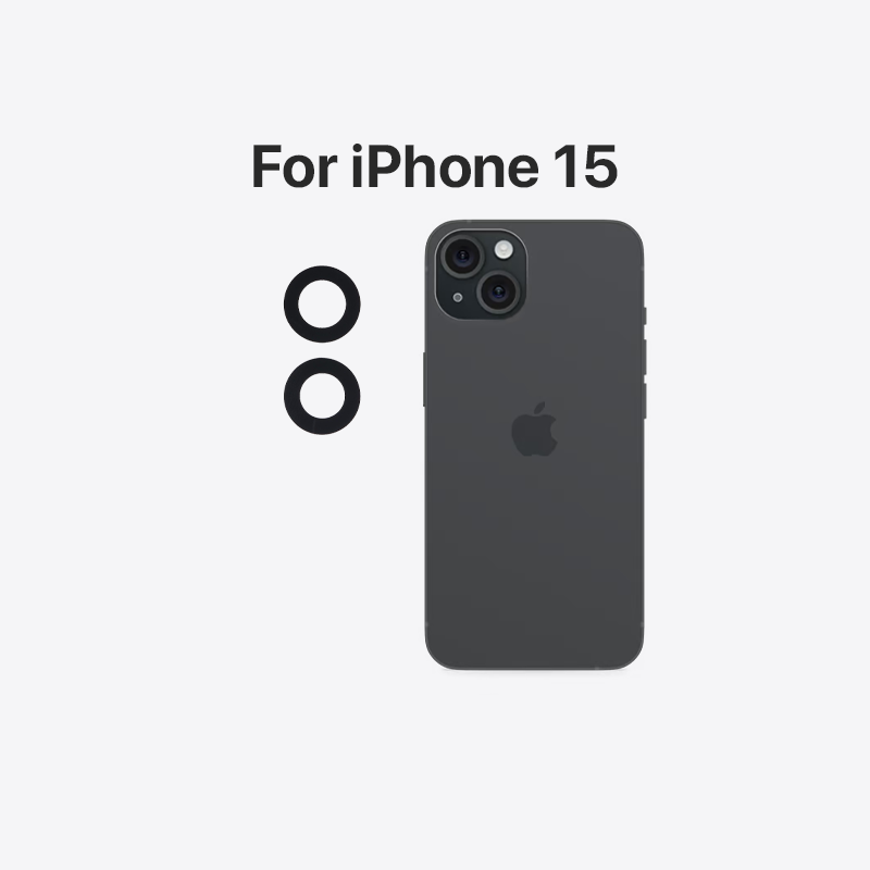 شیشه لنز اورجینال آیفون 15