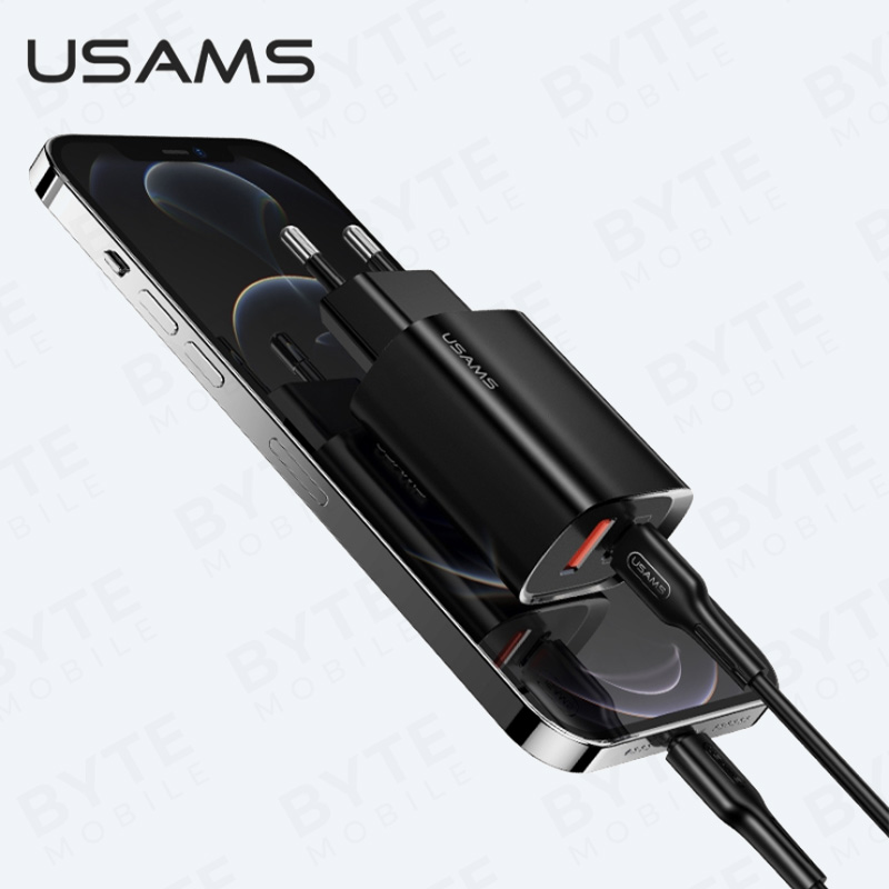 شارژر یوسمز مدل US-CC121 T35 QC3.0+PD3.0 برند Usams