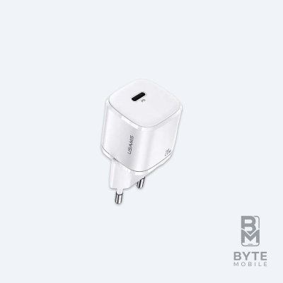 آداپتور شارژ 20 وات usams t36 (سفید)