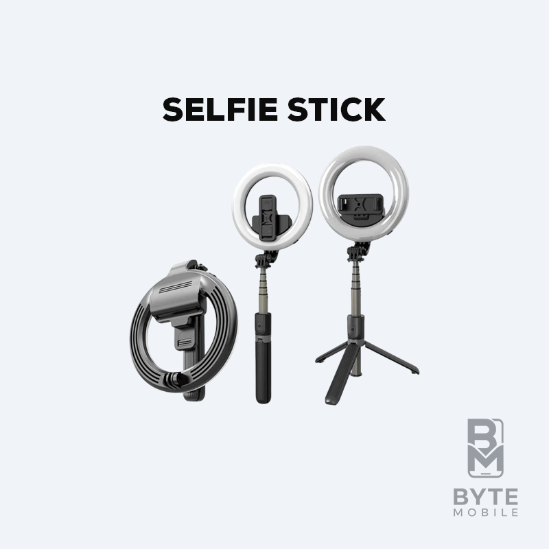 پایه نگه دارنده و رینگ لایت مدل selfie stick L07