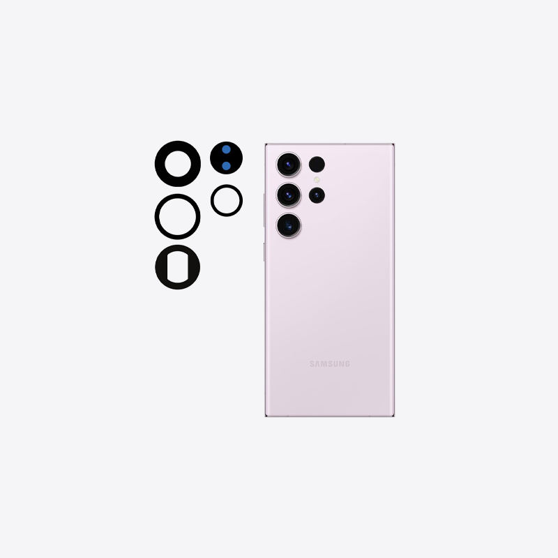شیشه لنز دوربین اورجینال Samsung S23 Ultra